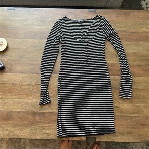 billabong striped ribbed dress